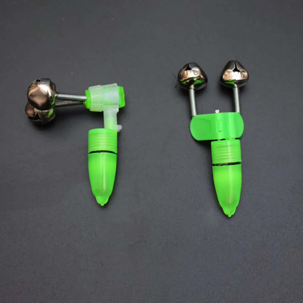 

30Pcs Portable Fishing Alarm Bells Dual for Fishing Rods Night Tournament Fish Bite Detection Accessories