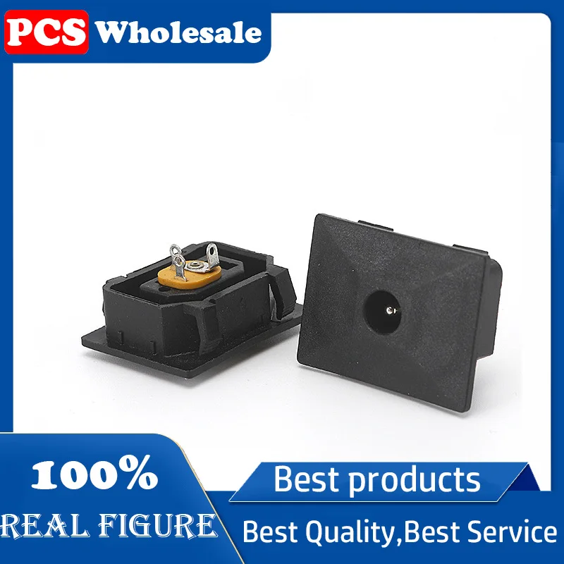 DC socket three pin DC power base DC019B-2.0 pin Dc-019b electronic weighing special DC large panel