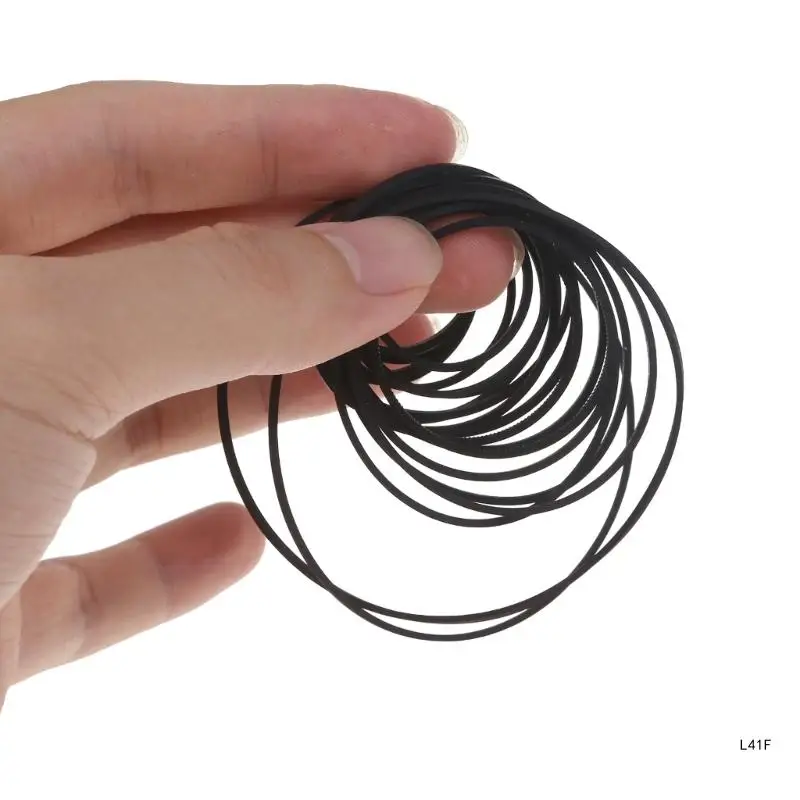 Paquete 20 correas universales para máquina cinta casete mixta 735-65mm, nuevo cinturón común surtido para unidad