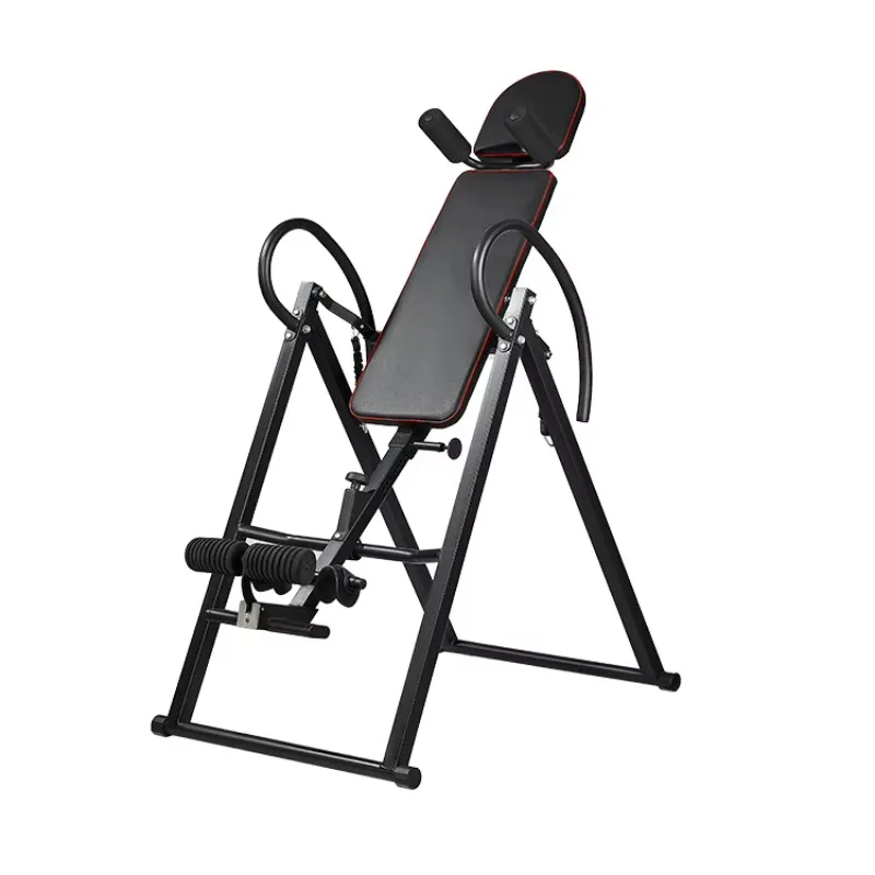 Heavy Duty Inversion Tables with Adjustable Headrest & Protective Belt Back Stretcher Machine