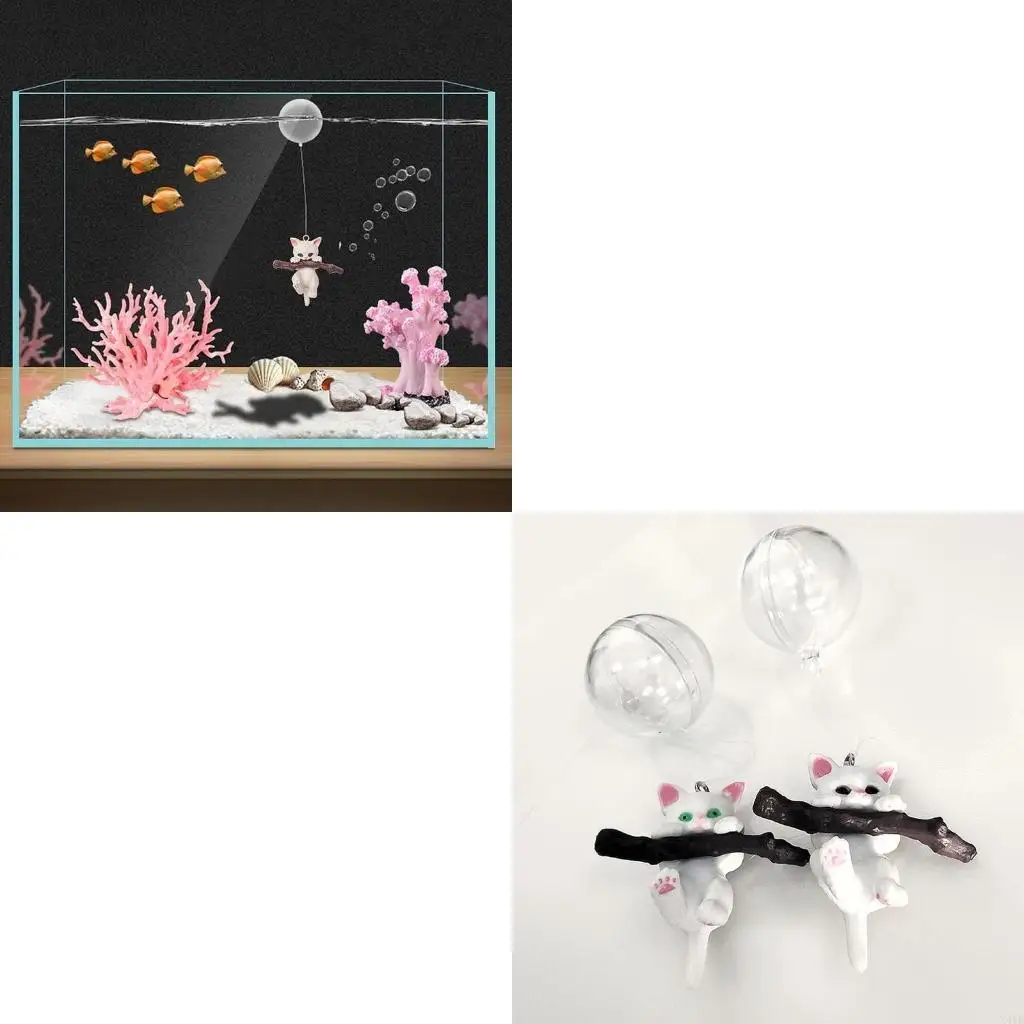 

X4YE Plastic Fish Figurines Landscape Craft Simulated Water Animal Ornament