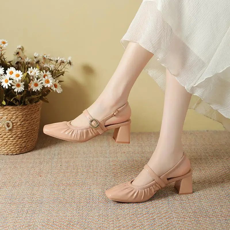 women's-summer-outdoor-wear-hollow-out-high-heel-sandals-folded-mary-jane-one-strap-shoes-fairy-style-thick-heel-slip-on