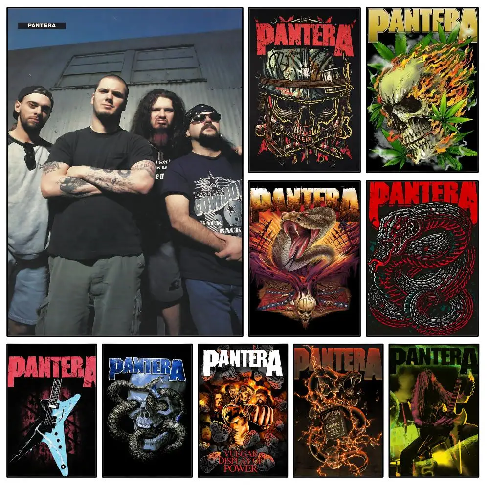 Band P-Pantera Dimebag Darrell Poster Waterproof HD Modern Peel And Stick Wall Decor Bedroom Living Room Dorm Office