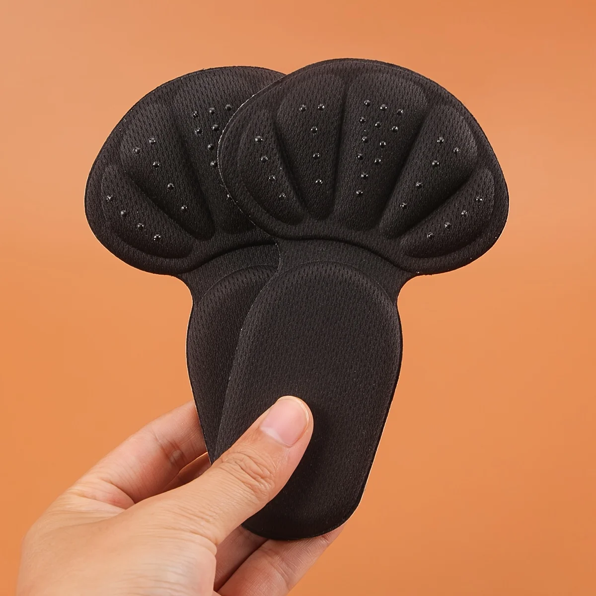 2/4/6/8 pieces Soft TPE Anti-Slip Heel Cushion Pads with Breathable Damping, Adjustable Height, and Cuttable Design