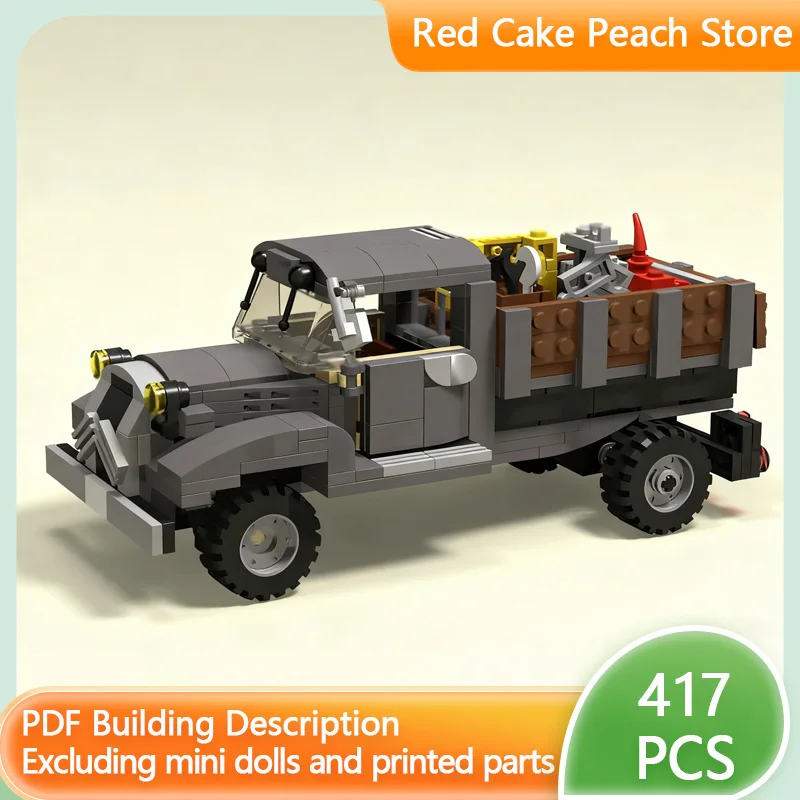 

City Car Model MOC Building Bricks Transport Truck Modular Technology Children Holiday Gifts Assemble Toys Suit