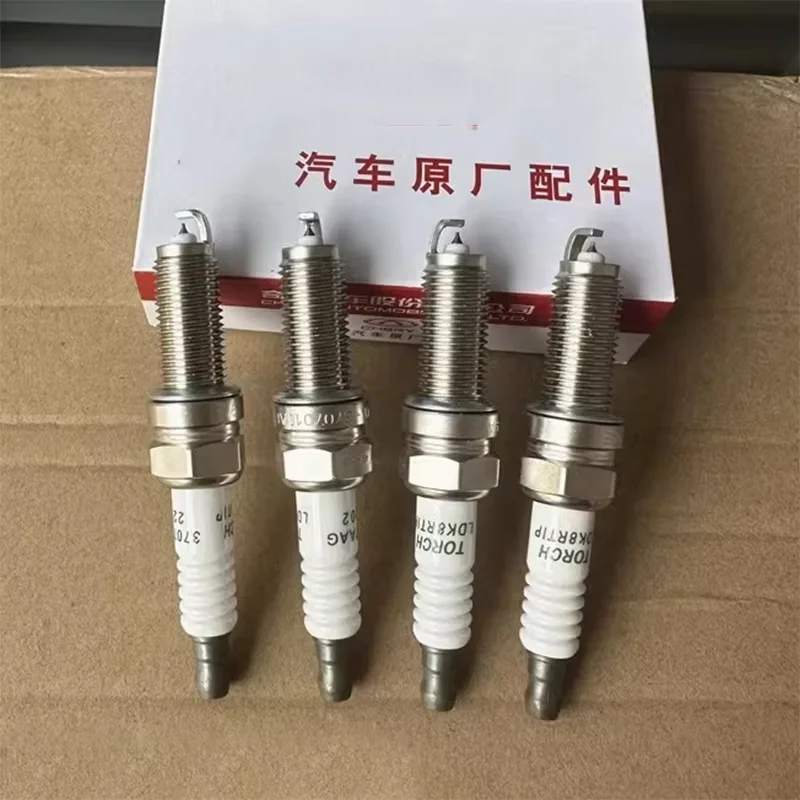 

4pcs/set Car Spark Plug F4J16 For Chery Tiggo 2 4 5 7 8 5x Arrizo 5 7 6 JETOUR X70 E4T15/E4T16 Engine 1.5T/1.6T F4J16-3707010