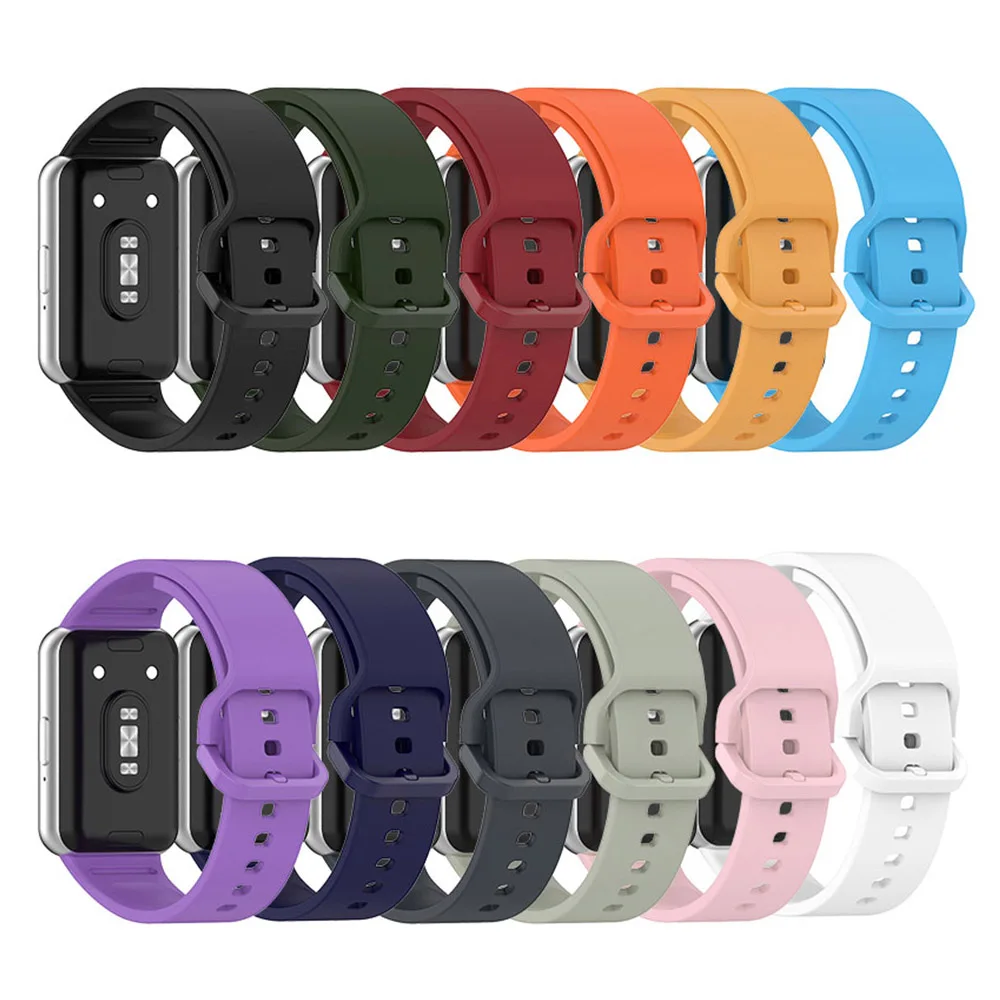 Silicone Strap For Samsung Galaxy Fit3 Fit 3 SM-R390 Smart Bracelet Wristband