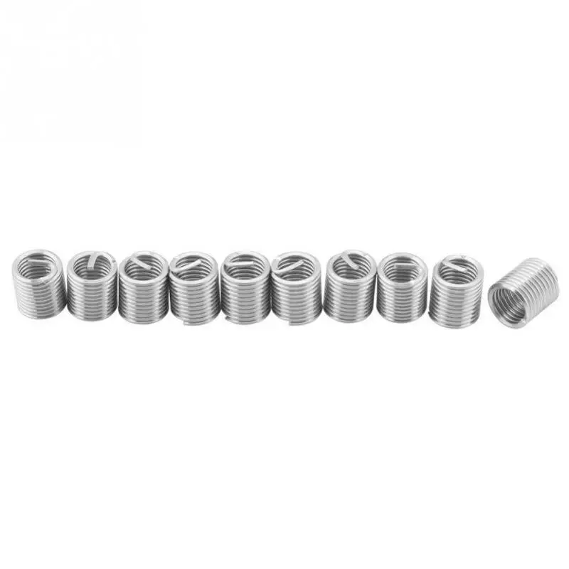 60PCS Steel Wire Screw Repair Kit M3 M4 M5 M6 M8 M10 M12 Stainless Steel Thread Insert Set for Hardware Repair Tools view 6