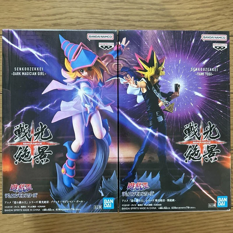 In Stock BANPRESTO Yu-Gi-Oh! Duel Monsters SENKOUZEKKEI Dark Magician Girl YAMI YUGI PVC 13CM Anime Action Figures Model Toy