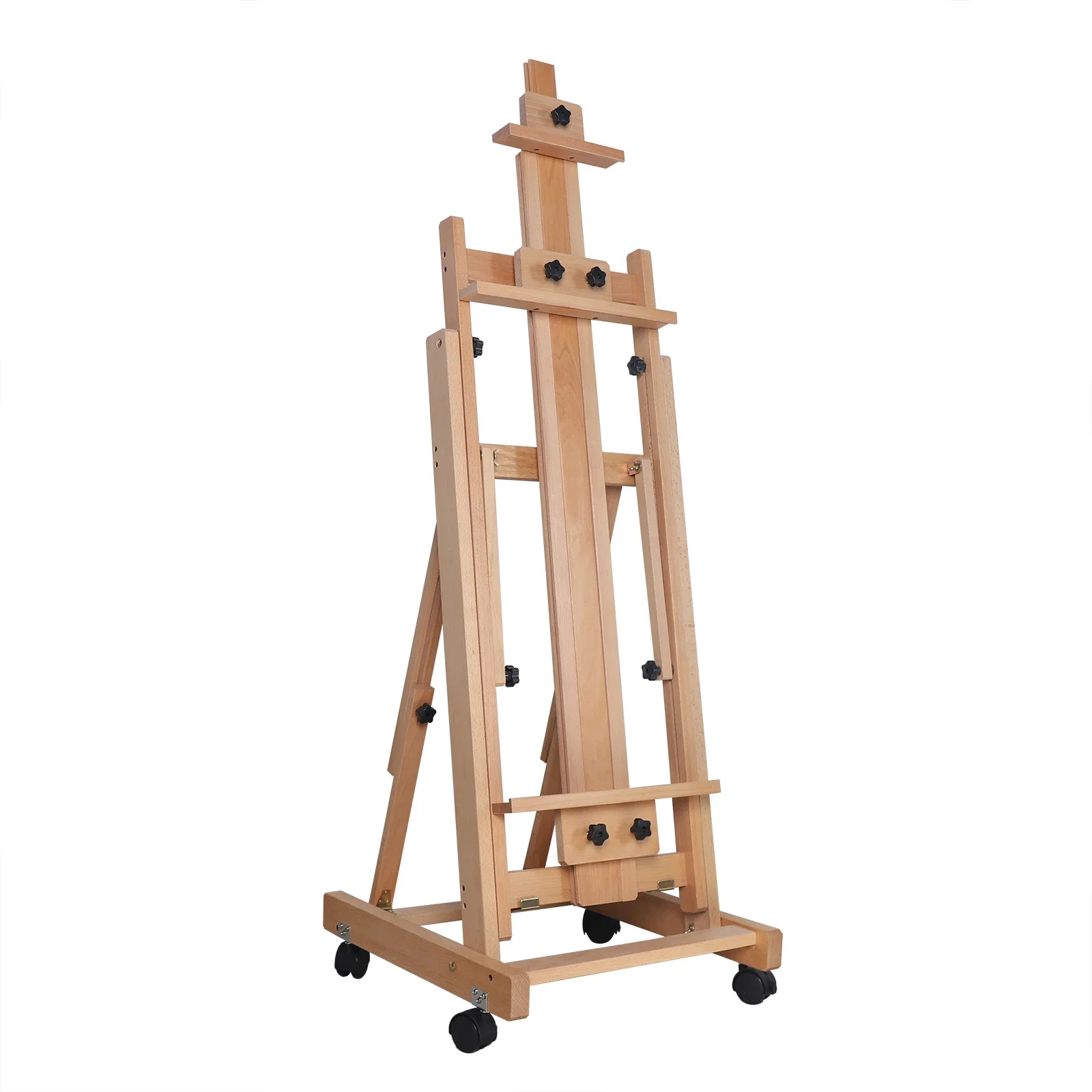 Large Removable H Frame Easel – Red Beech Wood
