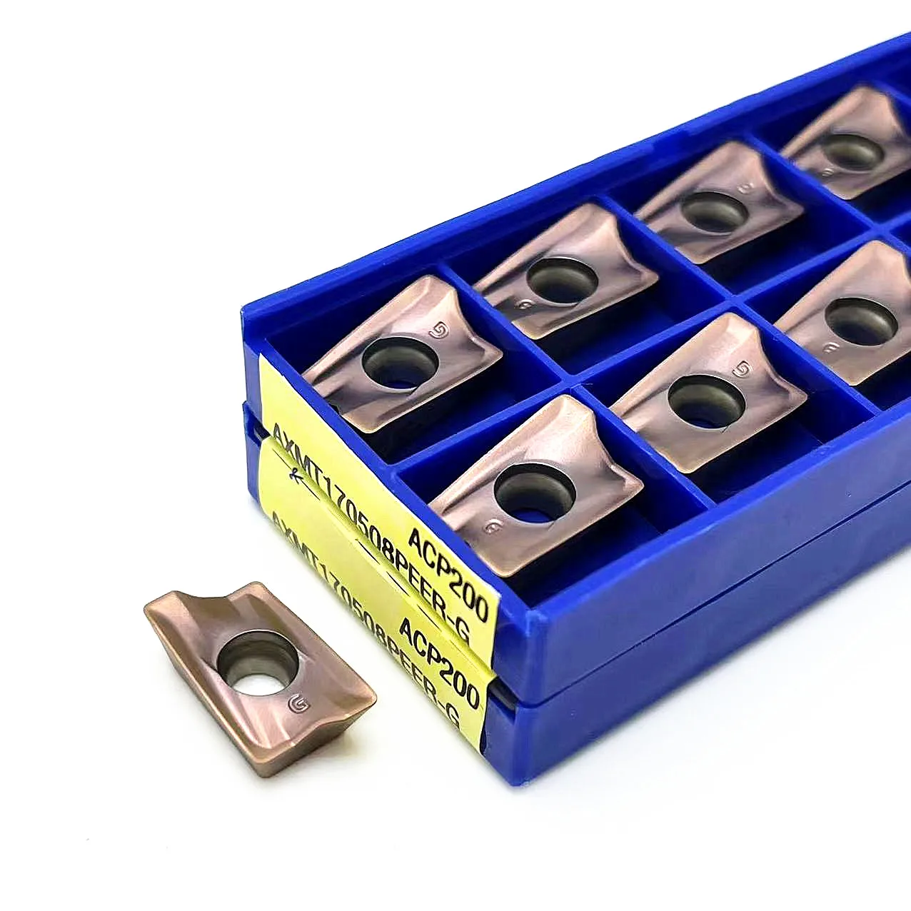 100% original AXMT123508PEER G ACP200 AXMT170508PEER G ACP200 Cemented carbide Insert milling turning tool CNC Milling cutter