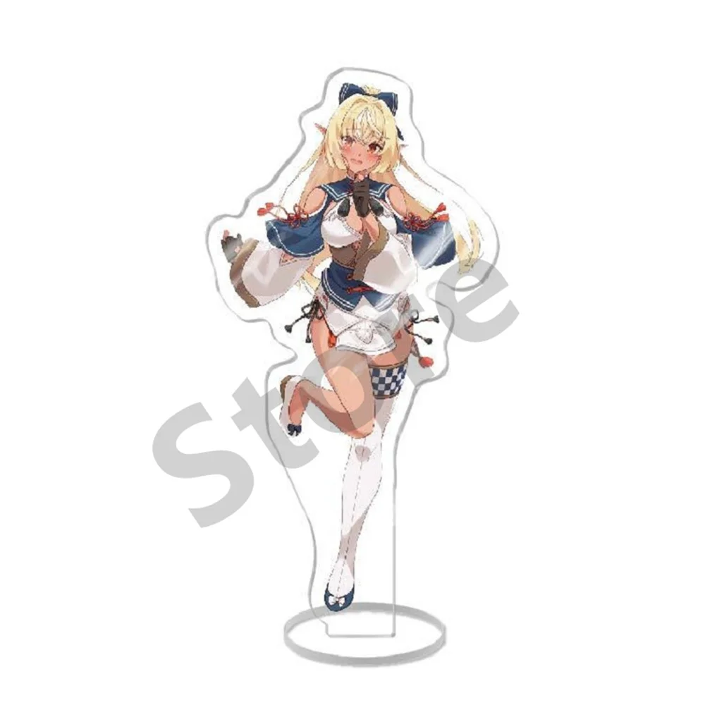 Cutey Hololive Vtuber Anime Figure Stand Usada Pekora Uruha Rushia Hosimati Suisei Inugami Korone Standing Acrylic Model 15cm