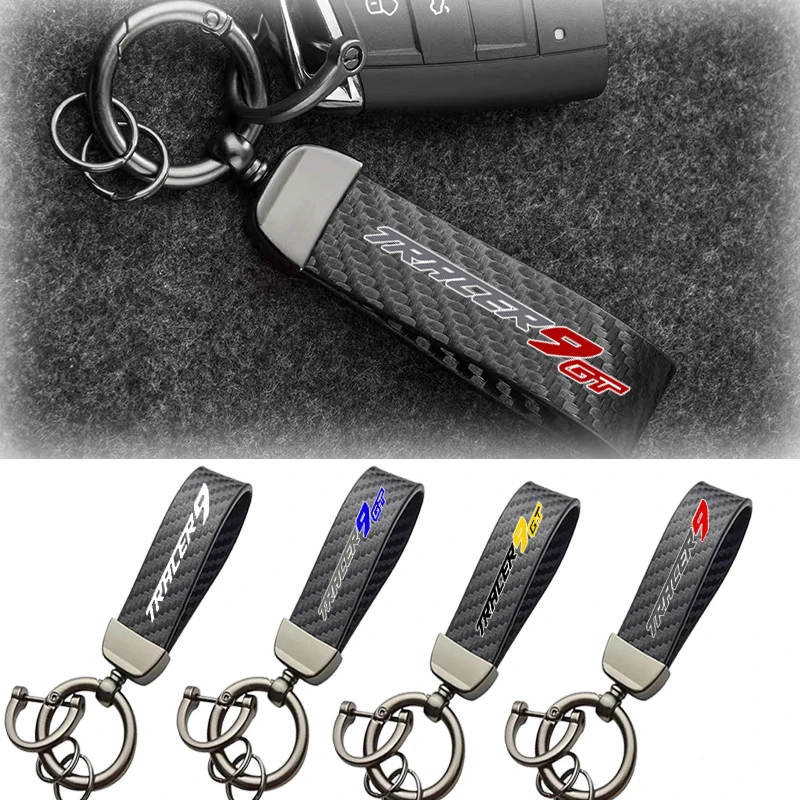 Carbon Fiber Premium Keychain Customization For Yamaha TRACER 9 GT TRACER 9/GT tracer9gt Accessories