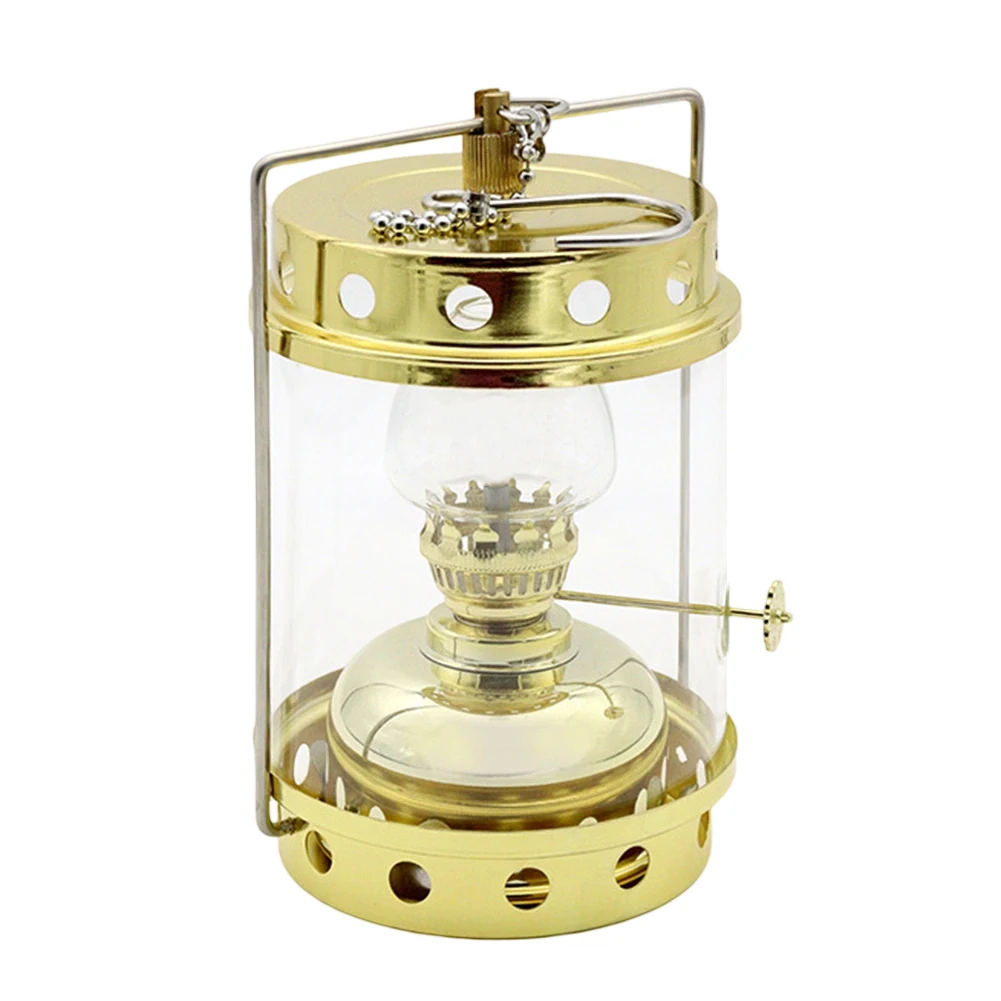 Classic Oil Lamp Camping Lantern Multi-Scene Applications Stable Burning In Wind Compact And Portable Convenient Hanging System