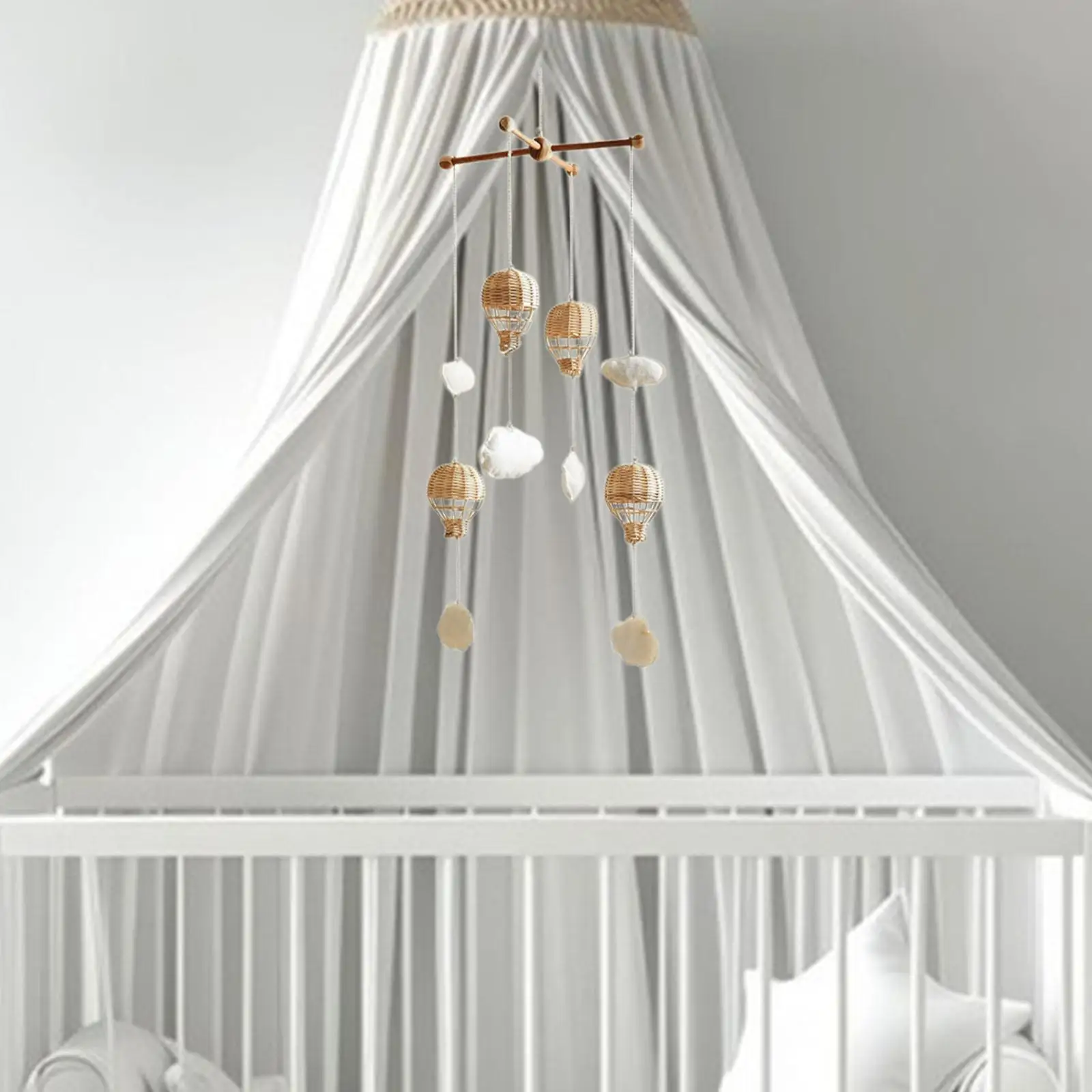 Babymobiel voor wieg Montessori decoratie voor zuigelingen 0-6 maanden meisjes jongens vroegschoolse educatie pasgeboren baby zintuiglijk