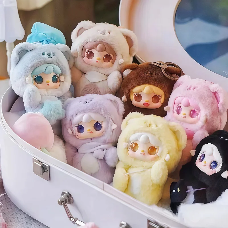 

In Stock Yooki Vv4 Take A Bite Of The Bear Series Vinyl Plush Blind Box Plush Toy Cute Keychain Girl Gift Collection Ornament