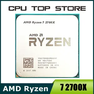 Amd ryzen 7 2700 r7 2700 3.2 ghz 8コア16スレッド16m65w  cpuプロセッサyd2700bbm88afソケットam4 - AliExpress