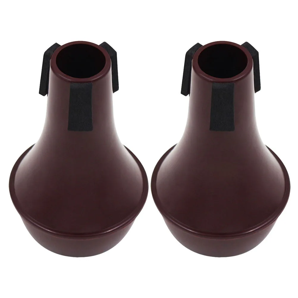 

2Pcs Mini Lightweight Trumpet Practice Mutes ABS Plastic for Quiet Playing Trumpet Accessories Trombone Practice Mute