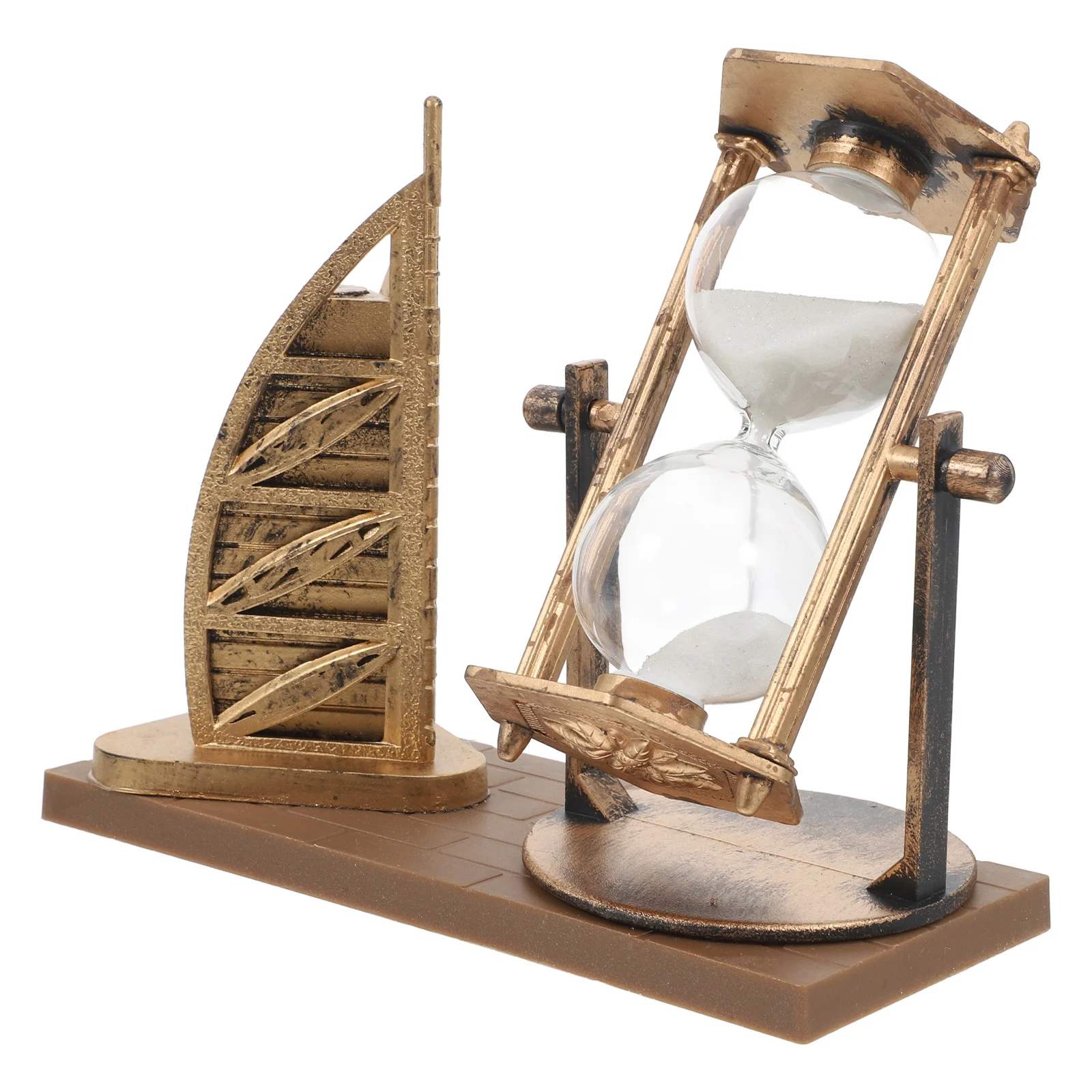 

Vintage Sand Decor Engraved Brass Timer Home Desk Office Home Desktop Decor Living Room Ornament Retro Style Sandglass