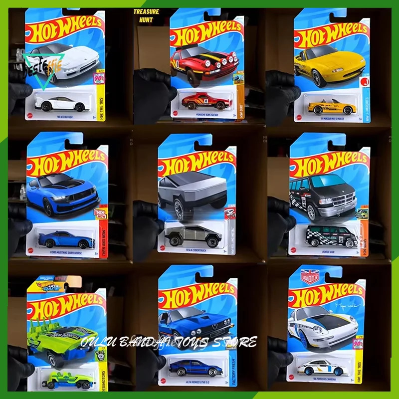 

Simulation Roller Coaster Bulldozer Motorcycle Tesla Pickup Truck Cars Hot Wheels Car Model 1/64 Model Boy Collection Toys Gift