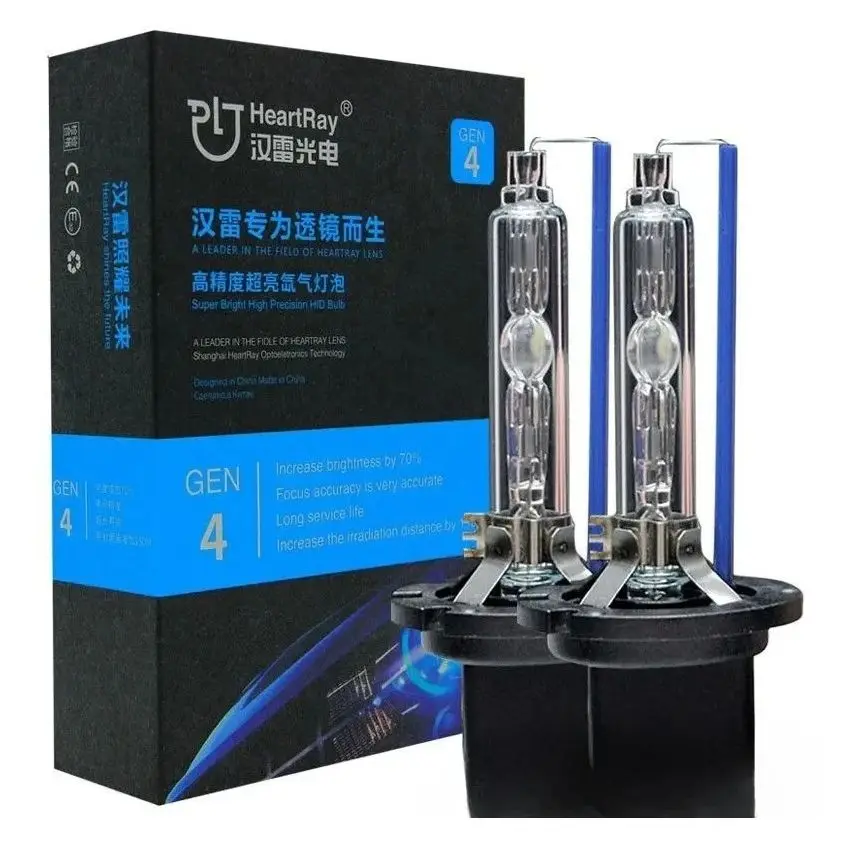 

Genuine HeartRay 4th G4 H1 H7 H11 D2H Xenon Bulbs 9005 9006 50%UP Brightness 12V Cars HID Headlights 9012 D2H 4300K 6000K