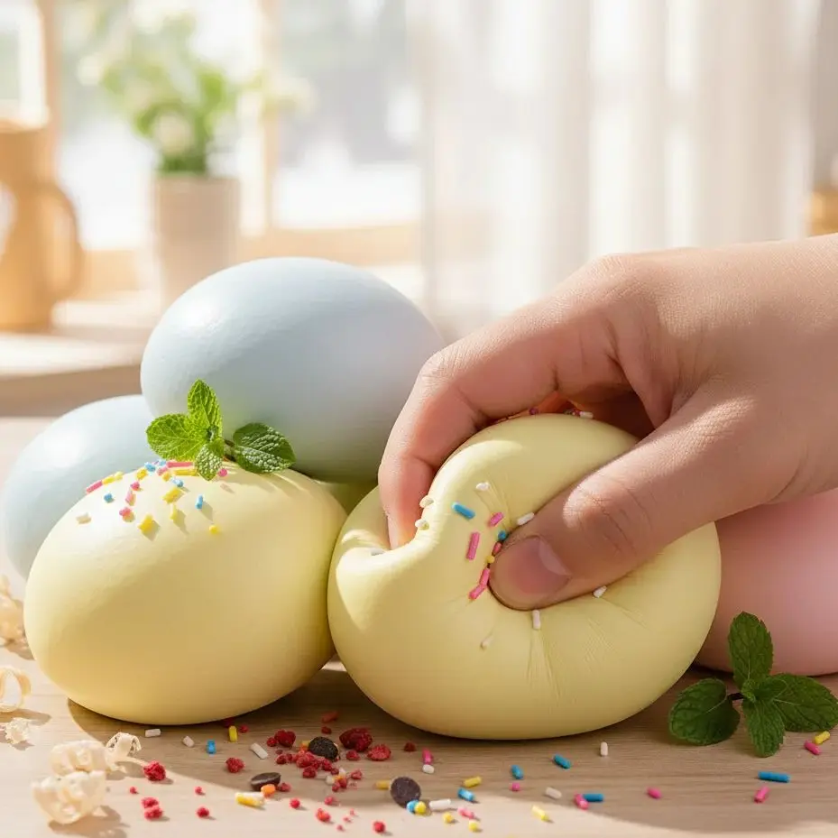 Modelo Mantou realista, pan falso, lindo moño chino al vapor, accesorio de decoración de simulación, 1 Uds. | Pantalla de pan suave de una solación lenta