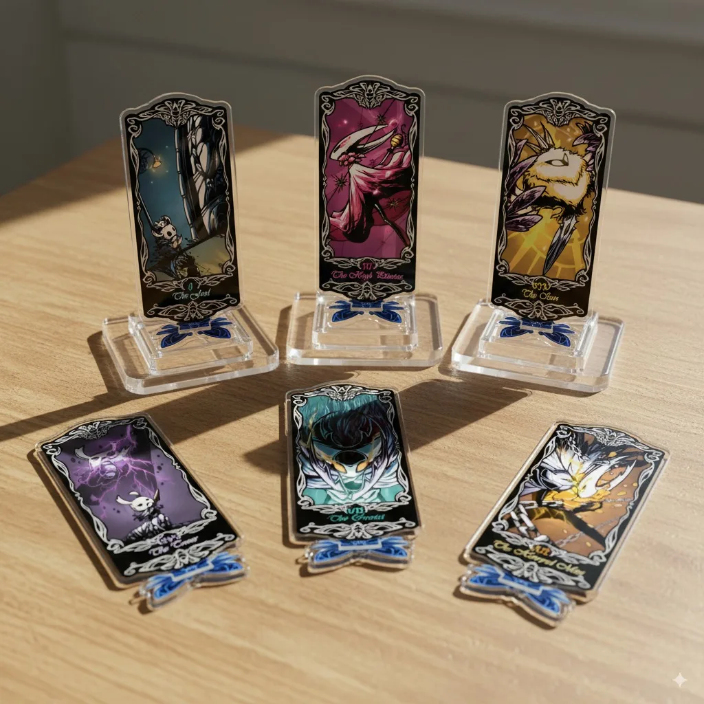 

Hot Game Hollow Knight: Silksong 15CM Acrylic Standee, Computer Desktop Decoration, Cartoon Fan Souvenir, Gift for Friends