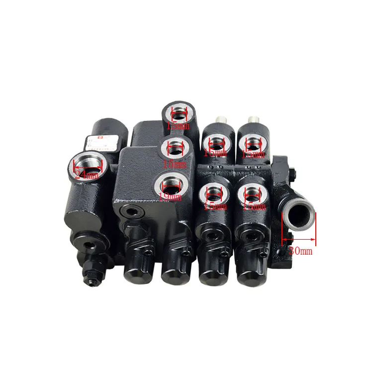 Wholesale Price Hydraulic Control Quadruple Multiway Valve 22N57-30241 For TCM T3Z / C3 Forklift Spare Parts