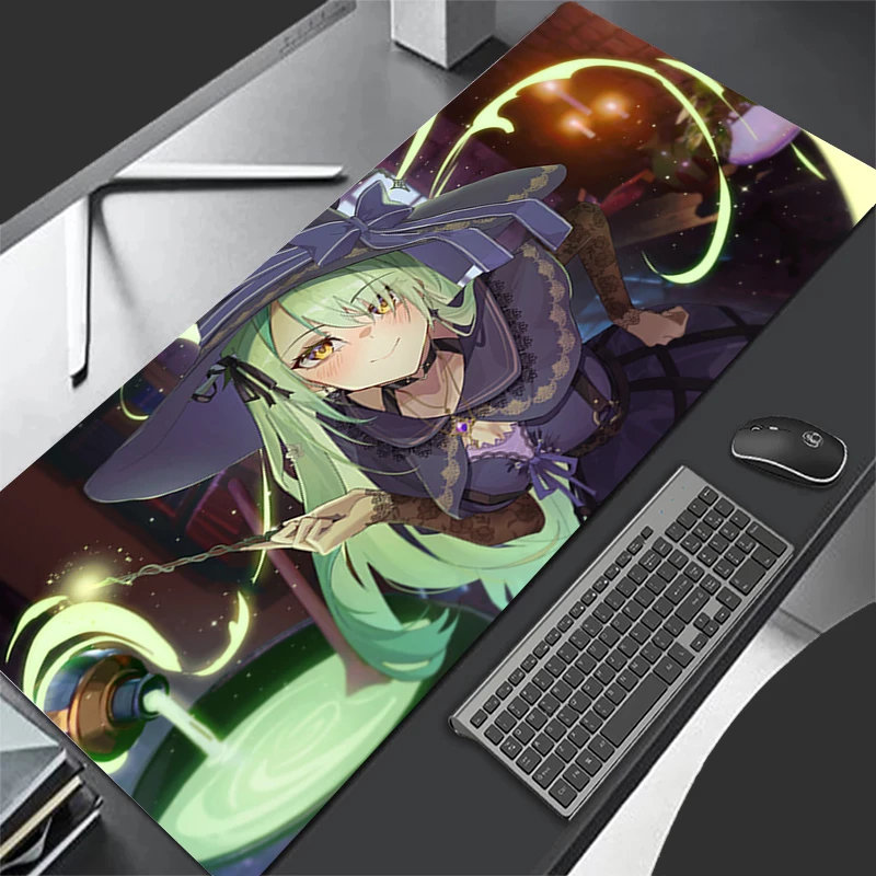 

Коврик для мыши, аксессуары для компьютерных игр, коврик для клавиатуры, офисный ПК, резиновый коврик для мыши HD, Decoracion, стол Hololive Ceres Fauna, коврик для мыши