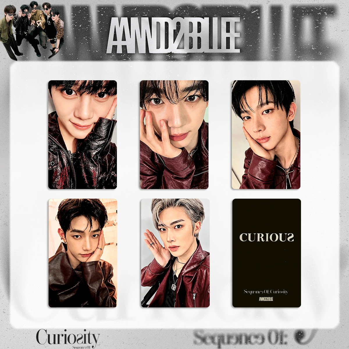 5PCS Popular KPOP Men's Group - огляд і ціна Board Game Sequence