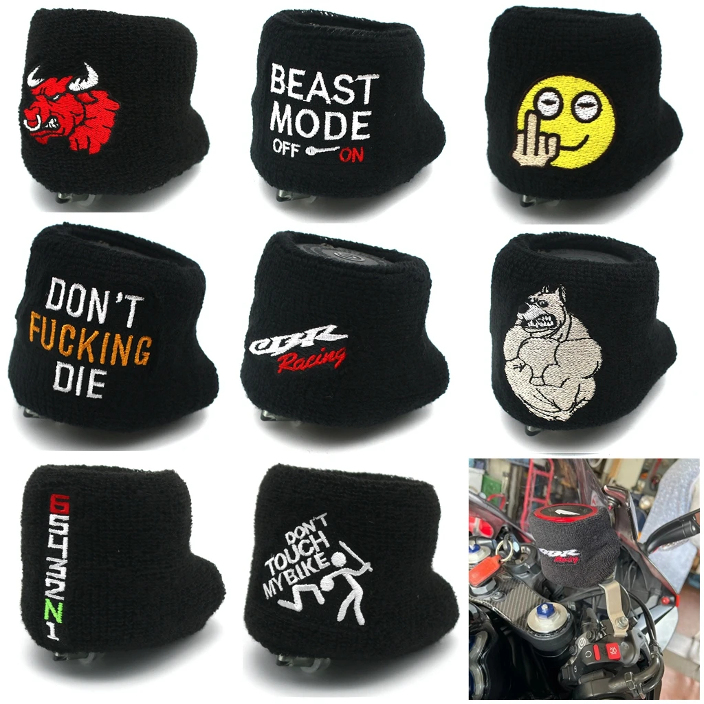 Motorcycle Racing Front Fluid Oil Brake Reservoir Cover Sock For Honda CBR 1000RR 600RR 600 F4S F4i 250R 900RR 929 954 CBR650R