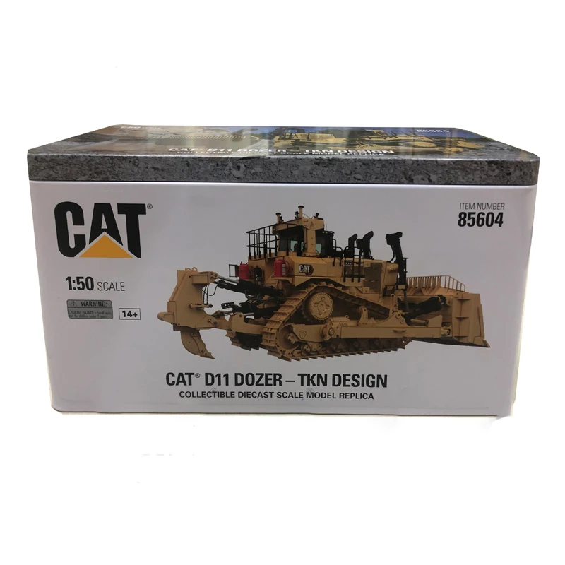 DM 1:50 Scale Caterpillar CAT D11T DOZER-TKN DESIGN Bulldozer Die Cast Alloy Engineering Vehicle Model 85604 Souvenir