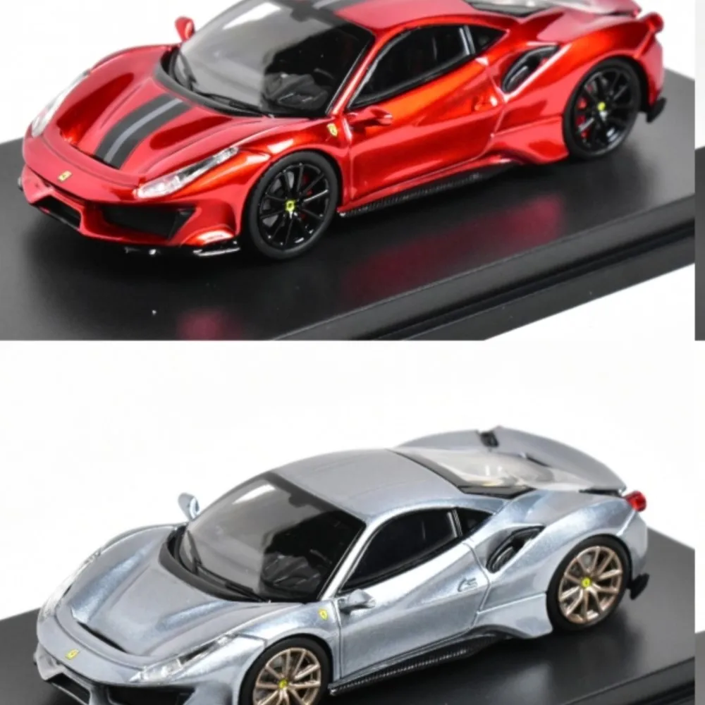 

Модель Ичиланда 1:64 Сувенирная модель автомобиля Novitec 488, компактная литая под давлением модель автомобиля