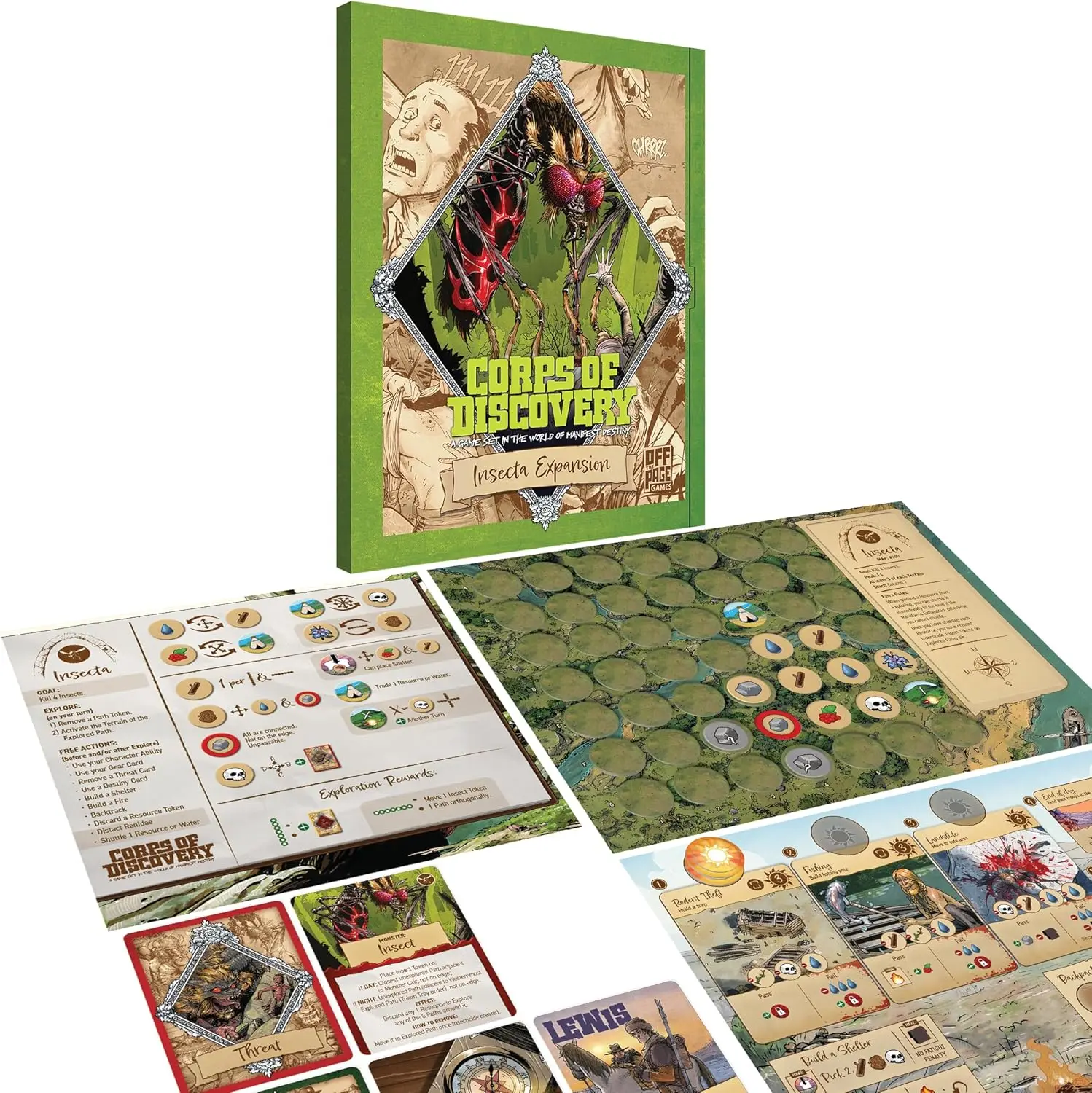 

Cooperative Adventure Board Game for 1-4 Players, Ages 14+, Strategy Exploration Fun