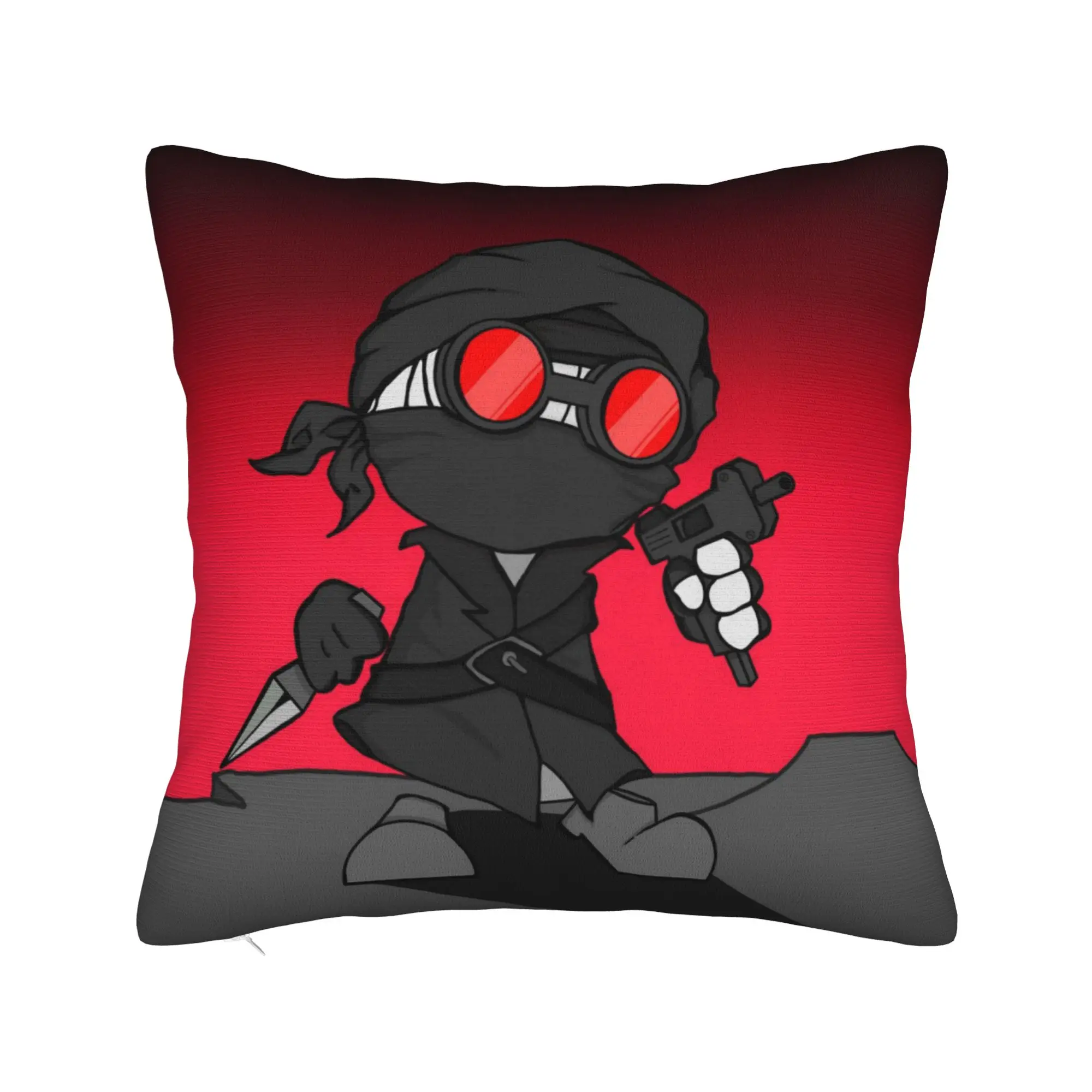 MADNESS COMBAT Hank Pillow Cover  Square Cushion Cover Novelty Pillow Case For Sofa Home Decoration