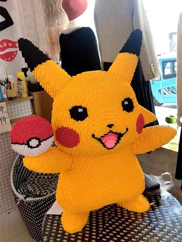 28000 particules Anime Pokemon Pikachu diamant Micro blocs de construction jeux modèle Mini briques figurines décompression jouets enfants cadeaux