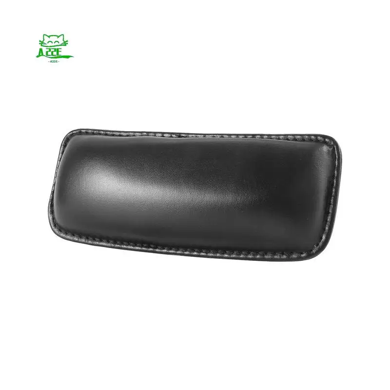 A22E-Universal Car Armrest Cushion Automotive Soft Leather Center Console Knee Pad Door Armrest Elbow Pad Comfort Pillow