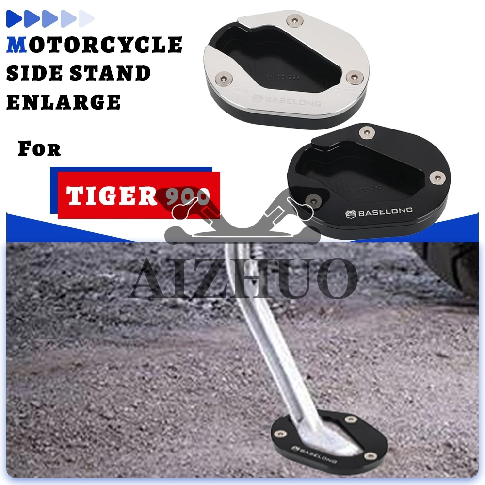 

Для TIGER 900 900 GT/ARAGON EDITION Tiger 850 Sport 2020-2024 2023, аксессуары для мотоциклов, подставка, удлинитель боковой подставки, увеличительная пластина