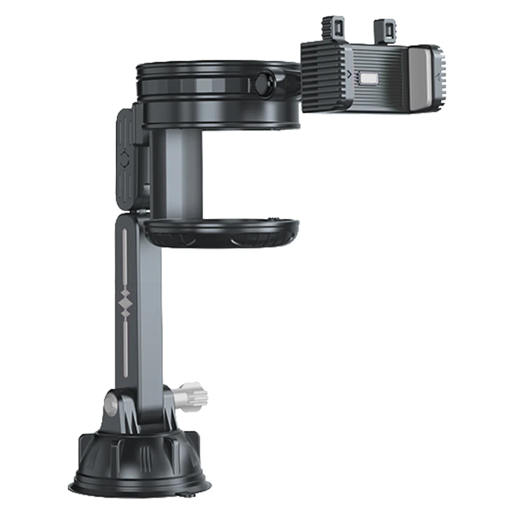 

Подставка для напитков 2-в-1 с вакуумной присоской для автомобиля, поворот на 360° ° Вращающийся многофункциональный автомобильный держатель для чашек и телефона