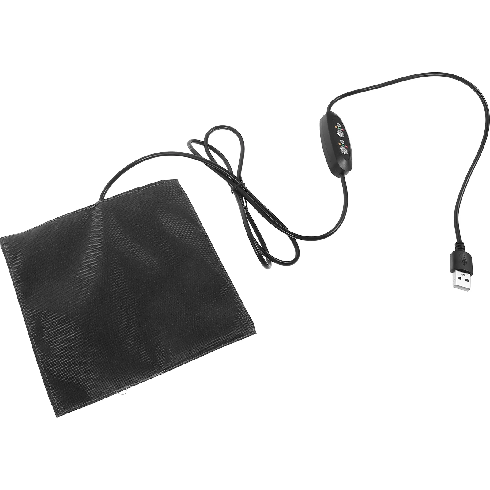 USB Heating Pad for Hamster Soft Warm Carbon Fiber Pet Heated Mat Small Animal Insulation Blanket Black Lightweight