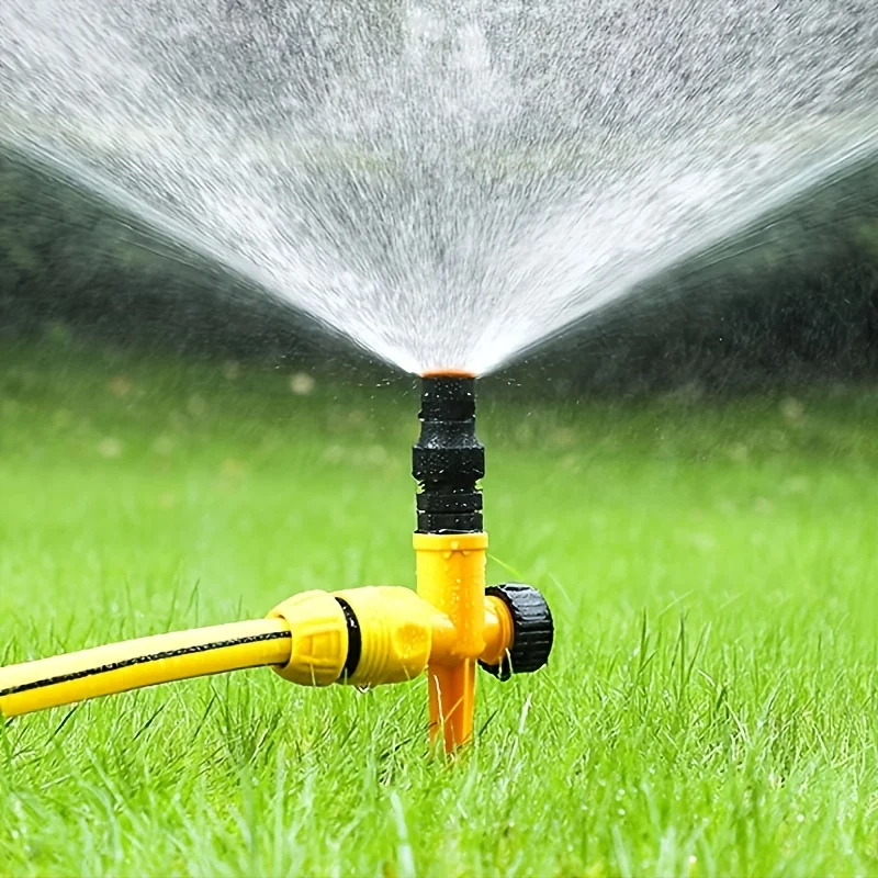 360° Automatic Sprinkler Rotating Garden Lawn Irrigation System Large Area Coverage Water Sprinkler Nozzle Irrigation Supplies