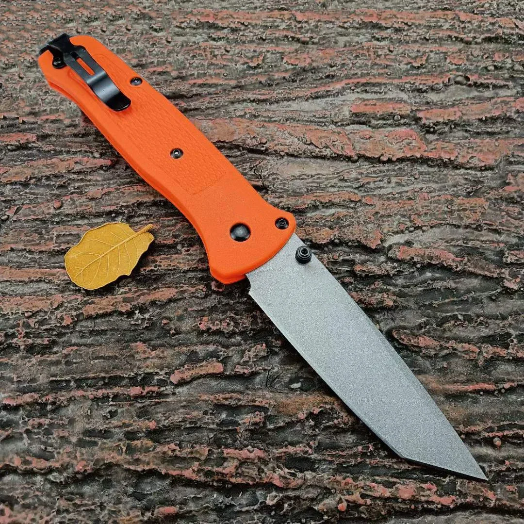 BM 537GY Bailout Folding Pocket Knife S35V Tanto Blade Nylon Wave Fiber Handles Outdoor Camping Hunting EDC Hand Tools