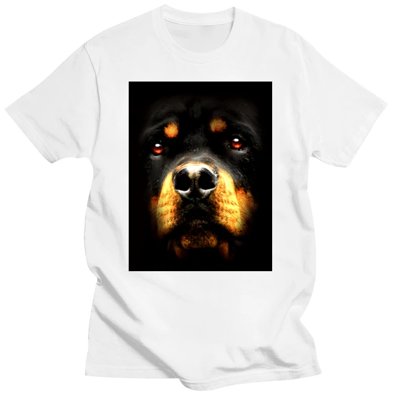 Rottweiler Dog Face Animal Lover Paws Pet Family T-shirt