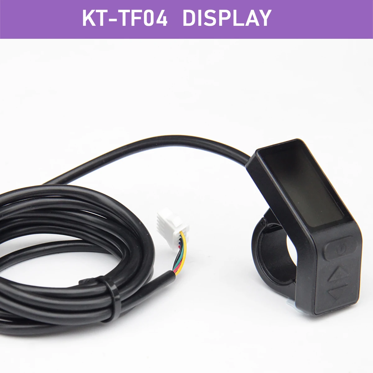 

Мини-дисплей Ebike KT-TF04 SM, вилка 24 В, 36 В, 48 В, совместимая только с контроллером Kunteng, экран дисплея для электрического велосипеда