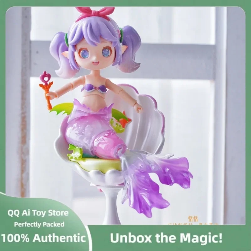 Oryginalna seria Aiye Mermaid Island Bjd Blind Box Ruchoma lalka Kawaii Zestaw zabawek syreny Kawaii Prezent dla dziewczyny na dzień niespodzianki