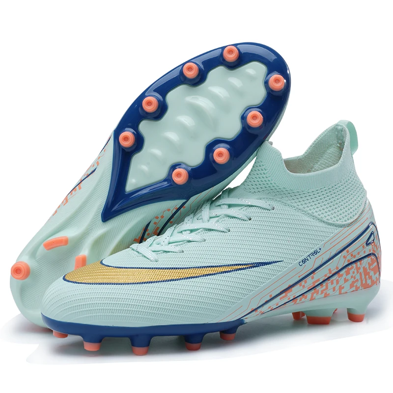 أحذية كرة القدم المجتمع المهنية الميدان AG/FG رصع أحذية كرة القدم عادية ملابس رياضية المرابط حذاء رياضة عدم الانزلاق أحذية كرة القدم