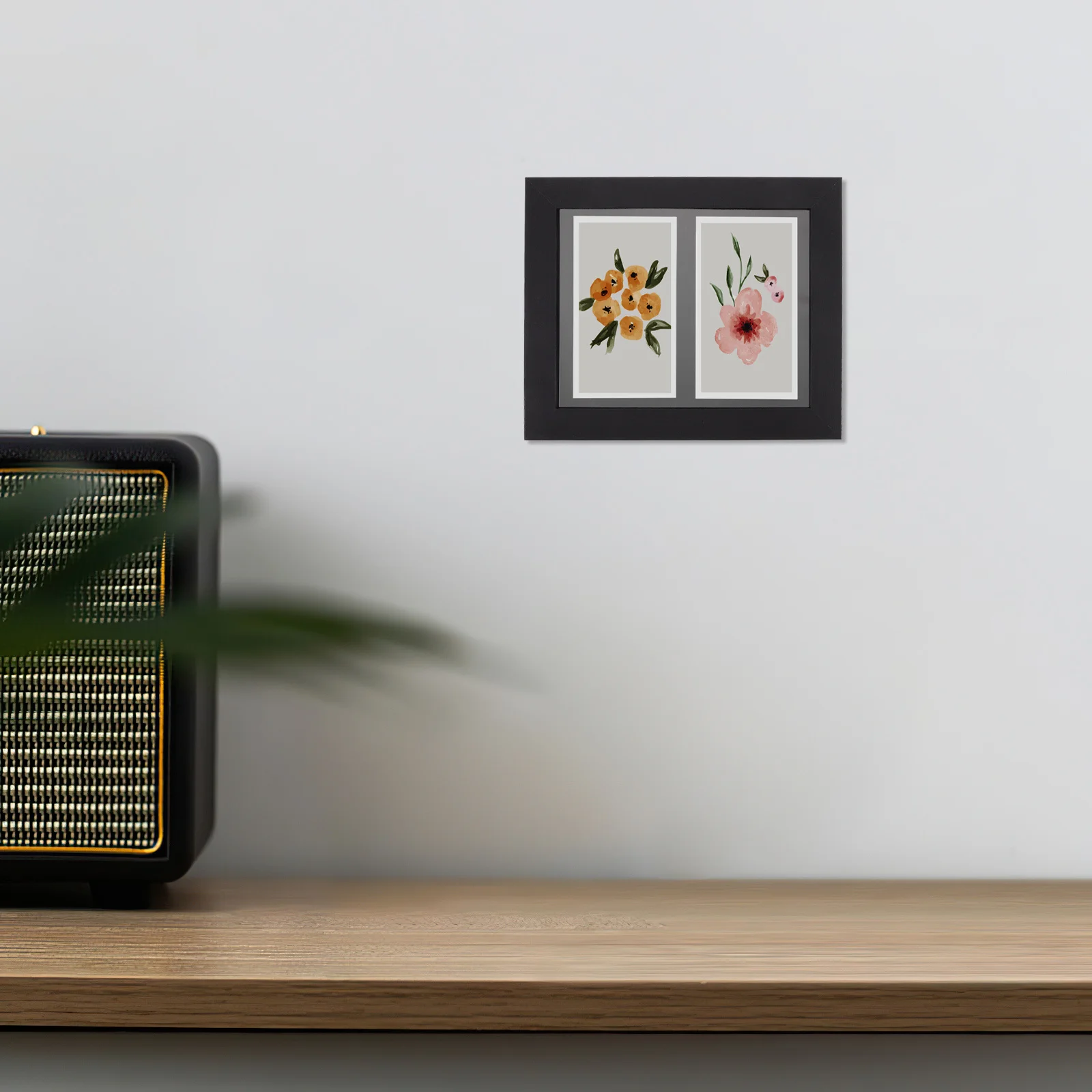 

Game Card Display Case: 2-Slot Wall Mounted Frame For Trading Sports Hockey Baseball Cards Transparent Protective Cover