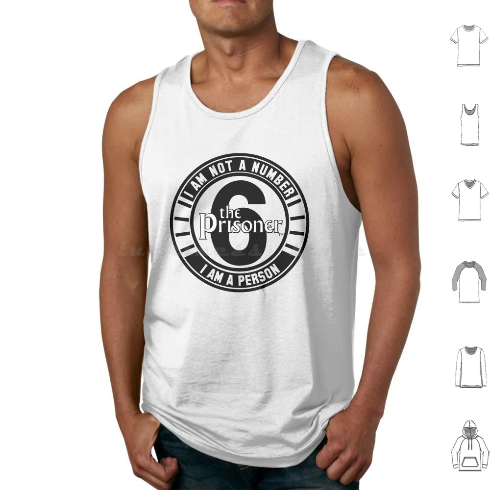 

Майки The Prisoner Number Six с принтом Хлопок The Prisoner The Prisoner Secret Agent Таинственная тайна Занимающийся тюремный материал