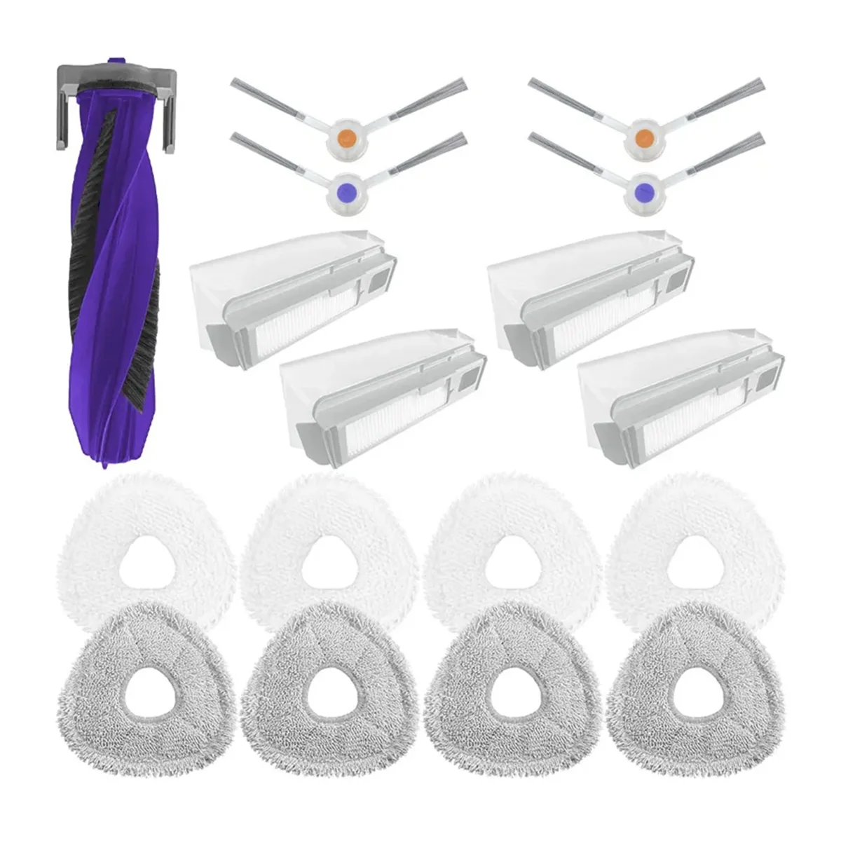 Ensemble d'accessoires pour Narwal Freo X Ultra, pièces de rechange, brosse latérale principale, filtre, vadrouille, gril, C, J4 Lite