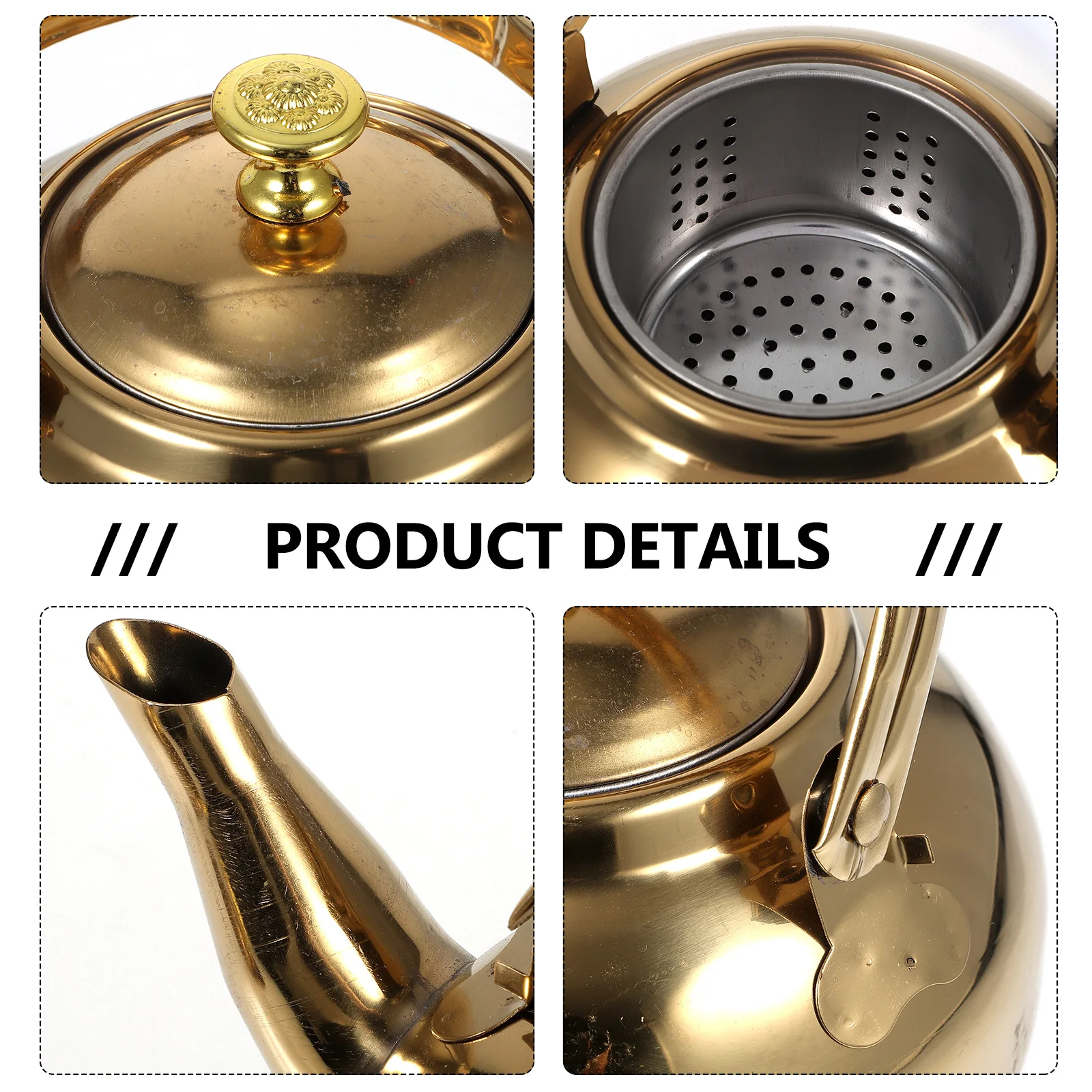 

Stainless Steel Teakettle For Household Heating Water Kettle Home Kettle Teakettle for Home Stove Top Boiling Pot